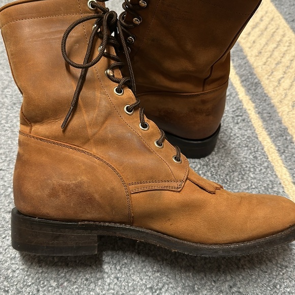 Vintage Dan Post Lacers Kiltie size 8.5 - Picture 7 of 12